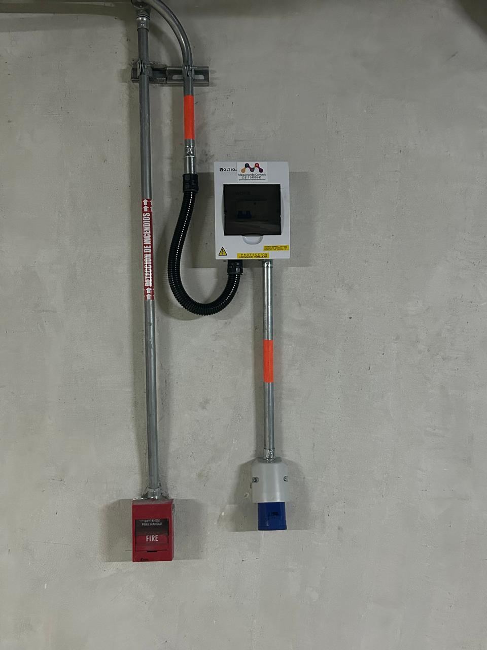 Cargadores EV — Conexión eléctrica
